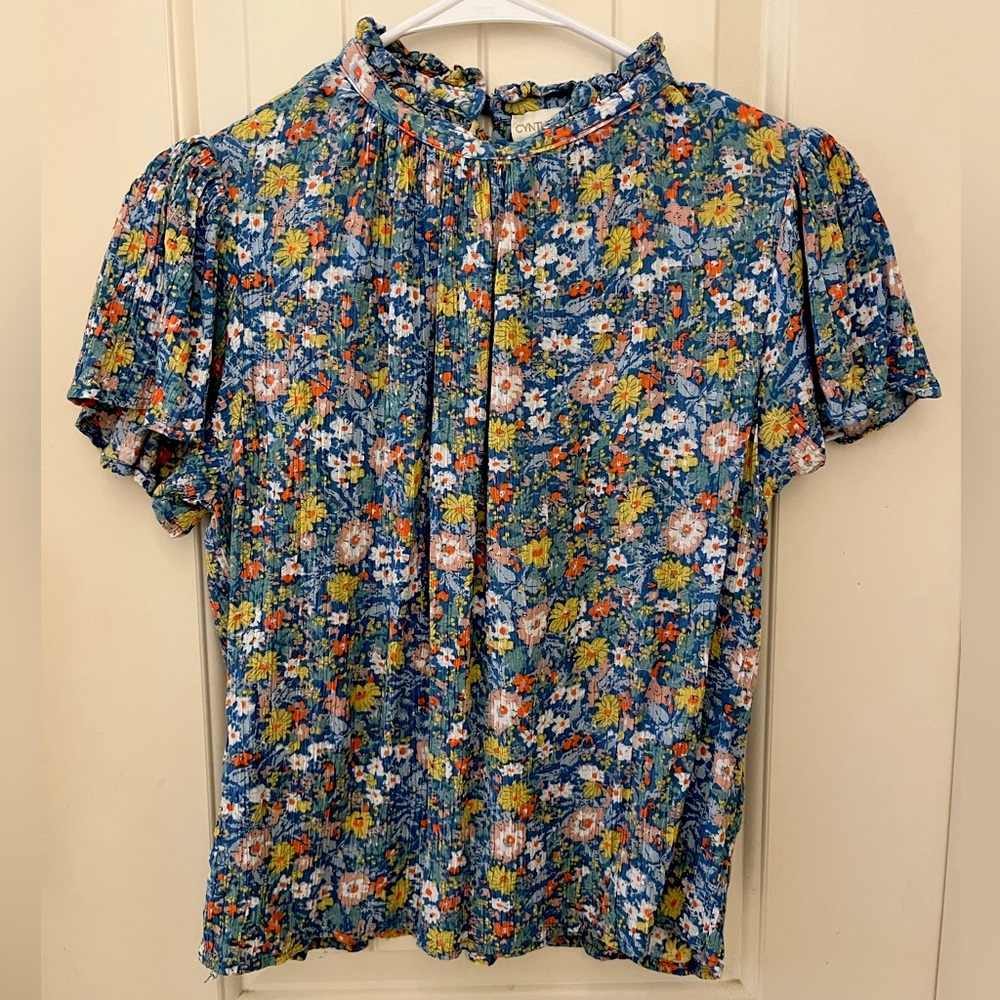 Cynthia Rowley Floral Blouse (S)